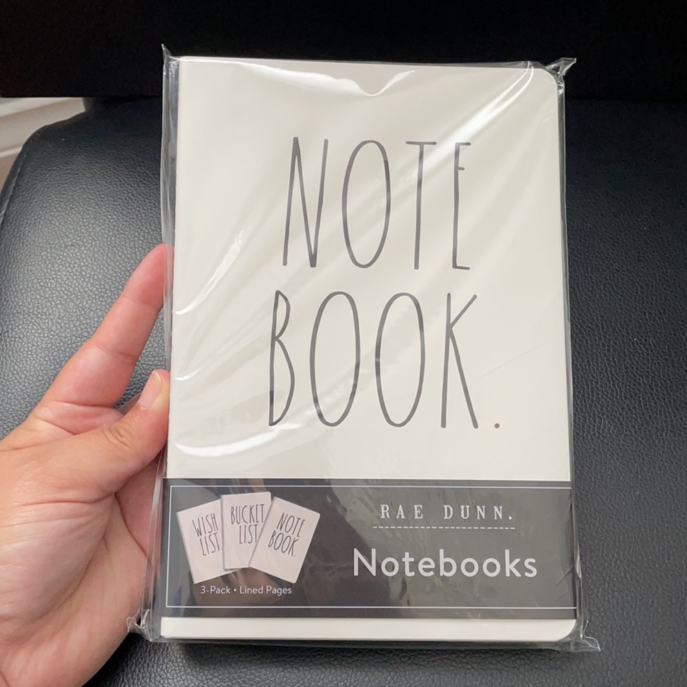 Rae Dunn Notebooks (Set of 3)
